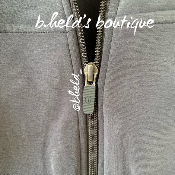 lululemon Brushed Softstreme Funnel-Neck Zip Up in Black Size 2 Brand New NWT - Picture 9 of 14